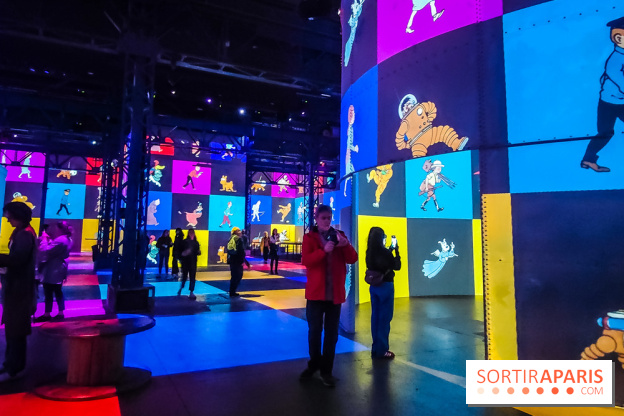 Tintin, l'aventure immersive à l'Atelier des Lumières : l'exposition insolite à vivre - nos photos