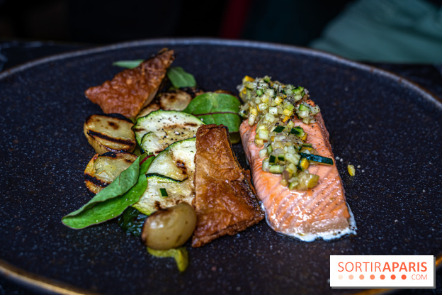 Nessia, le bistrot de chef - Paris 3e - plat saumon