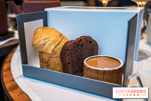 Le Tea Time d'Automne de Quentin Lechat au Royal Monceau -Raffles Paris - gâteau de voyage