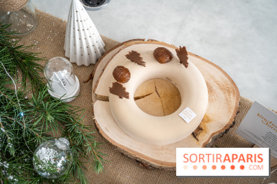 Bûches de Noël et gâteau de réveillon de Philippe Conticini 2022 - couronne - gâteau nouvel an