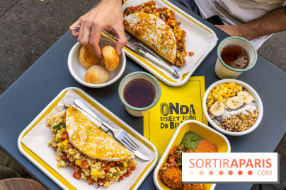 Onda, le restaurant Brésilen de tapiocas, crêpe de manioc - table