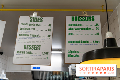 Onda, le restaurant Brésilen de tapiocas, crêpe de manioc - menu - carte