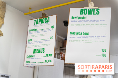 Onda, le restaurant Brésilen de tapiocas, crêpe de manioc - menu - carte