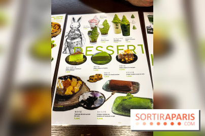 Matcha Ochaya , le café-restaurant de bubble tea de Paris - République - menu - carte