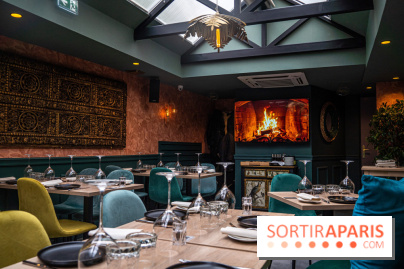 La Vela, le restaurant italien - méditerranéen de Boulogne - salle - cheminée