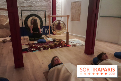 At Aûm, studio de yoga et espace de coworking dans le 20e