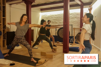 At Aûm, studio de yoga et espace de coworking dans le 20e