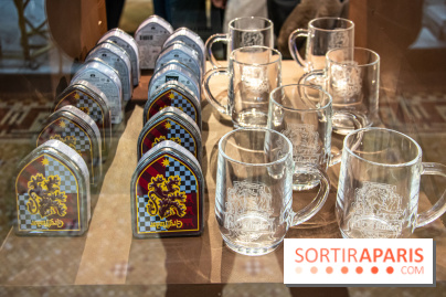 Harry Potter : nos photos du pop-up store Arribas, spécialisé dans le verre, sur les Champs-Elysées