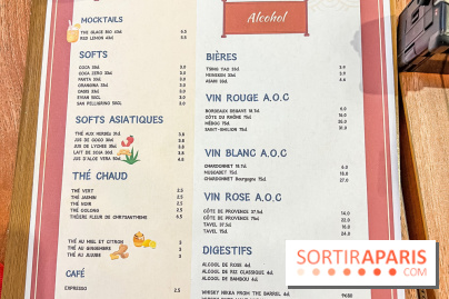 Dimdimsum Paris, le restaurant de vapeurs - menu - carte