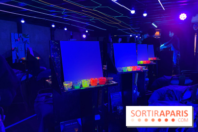 Paint in the Dark, un atelier peinture et cocktails dans le noir débarque à Paris