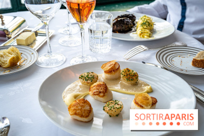 Grande Cascade restaurant 16e - Bois de Boulogne - noix de coquille saint-jaques