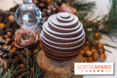 Christmas Pop Up du George V 2022 par Michael Bartoccetti - cake marbré