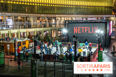 La patinoire de Noël des Halles 2022 - patinoire gratuite 