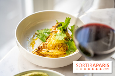 Alluma Restaurant - chou fleur doré - herbes