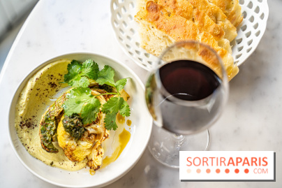 Alluma Restaurant - chou fleur doré - herbes