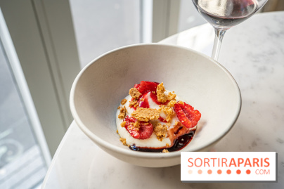 Alluma Restaurant - dessert - crème de Malawi - curable aux amandes