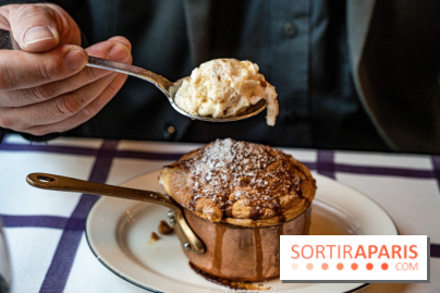 Auberge Pyrénées Cévennes - Bistrot Paris 11e - soufflé caramel beurre salé