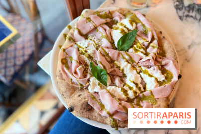 Pizzeria Agata - Pizza pistache mortadelle