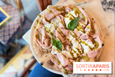 Pizzeria Agata - Pizza pistache mortadelle