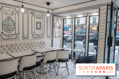 2D atelier, le salon de thé en noir et blanc