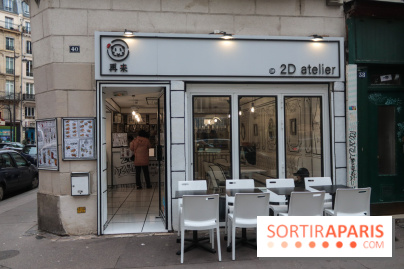 2D atelier, le salon de thé en noir et blanc