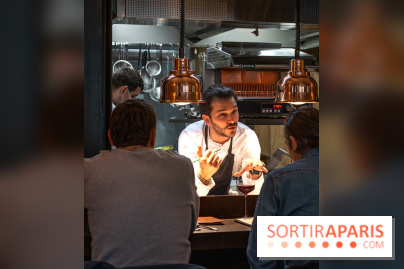 Ambos restaurant Paris - Cristina et Pierre Chomet - comptoir