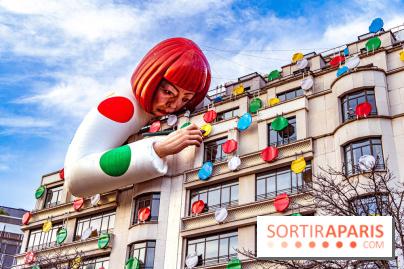 Yayoi Kusama chez Louis Vuitton sur les Champs-Elysées - photos 