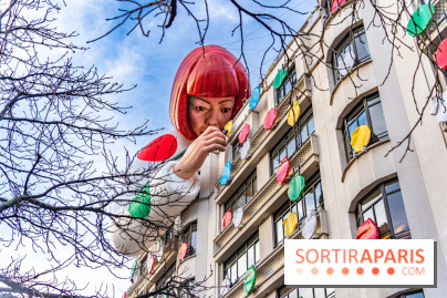 Yayoi Kusama chez Louis Vuitton sur les Champs-Elysées - photos 