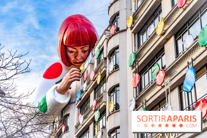 Yayoi Kusama chez Louis Vuitton sur les Champs-Elysées - photos 