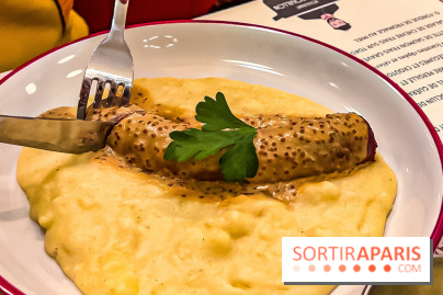 Petit Bouillon Versailles - restaurant près du Château de Versailles - purée saucisse