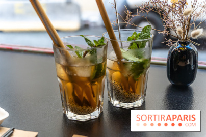 Entre 2 Rives restaurant vietnamien - thé glacé