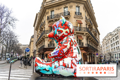 Exposition Julien et ses Juliogoths, avenue George V Paris