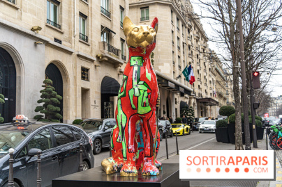 Exposition Julien et ses Juliogoths, avenue George V Paris