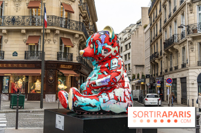 Exposition Julien et ses Juliogoths, avenue George V Paris