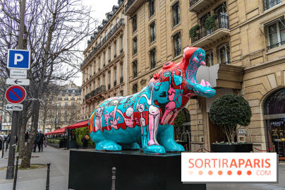 Exposition Julien et ses Juliogoths, avenue George V Paris