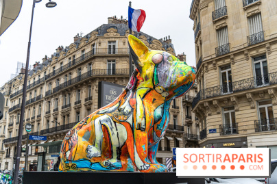 Exposition Julien et ses Juliogoths, avenue George V Paris