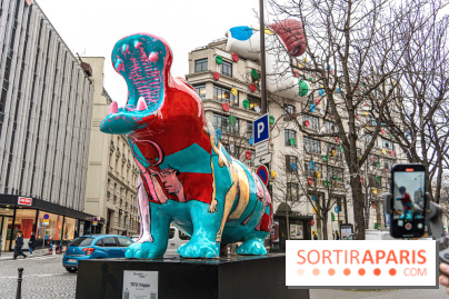 Exposition Julien et ses Juliogoths, avenue George V Paris