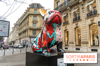 Exposition Julien et ses Juliogoths, avenue George V Paris