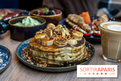 Parenthèse Brunch, le nouveau brunch pas cher et gourmand Paris 10e - pancake banane