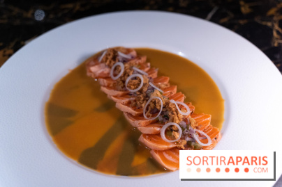 Akira Back Paris fête ses 1 an -  tatami saumon wasabi