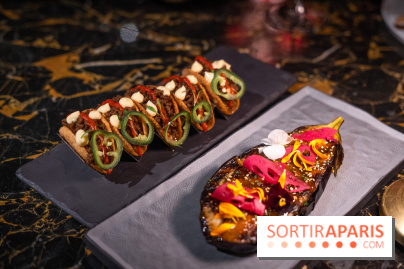 Akira Back Paris fête ses 1 an -  aubergine - tacos