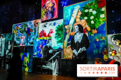 Chagall, Paris-New York, l'exposition immersive inédite de l'Atelier des Lumières - photos