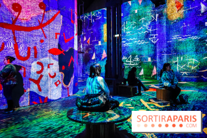 Paul Klee, peindre la musique : l'exposition immersive et insolite de l'Atelier des Lumières, photos - IMG20230216101950