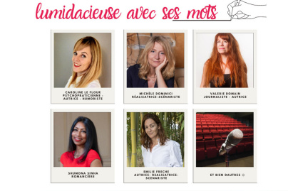 Lumidacieuse avec ses mots - affiche avec noms