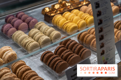 Chocolats chauds de Une Glace à Paris -  macarons glacés