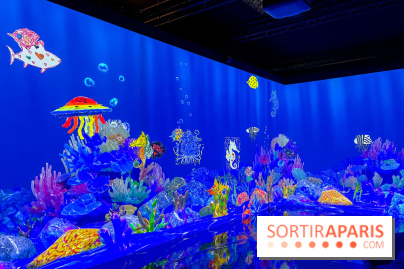 Comme Un Poisson Dans L'Eau - L'installation immersive de TeamLab au Bon Marché