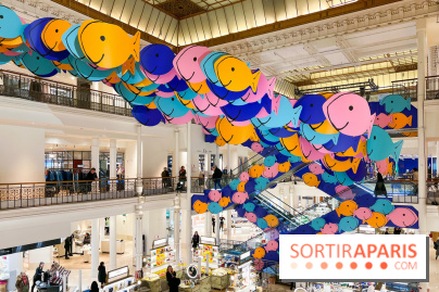 Comme Un Poisson Dans L'Eau - L'installation immersive de TeamLab au Bon Marché