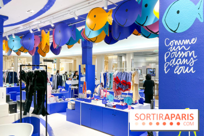 Comme Un Poisson Dans L'Eau - L'installation immersive de TeamLab au Bon Marché