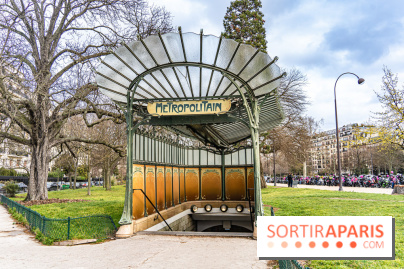  Le dernier édicule de type B d'Hector Guimard - Métro Porte Dauphine  -  A7C5185
