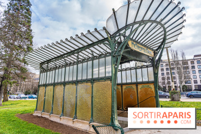  Le dernier édicule de type B d'Hector Guimard - Métro Porte Dauphine  -  A7C5204